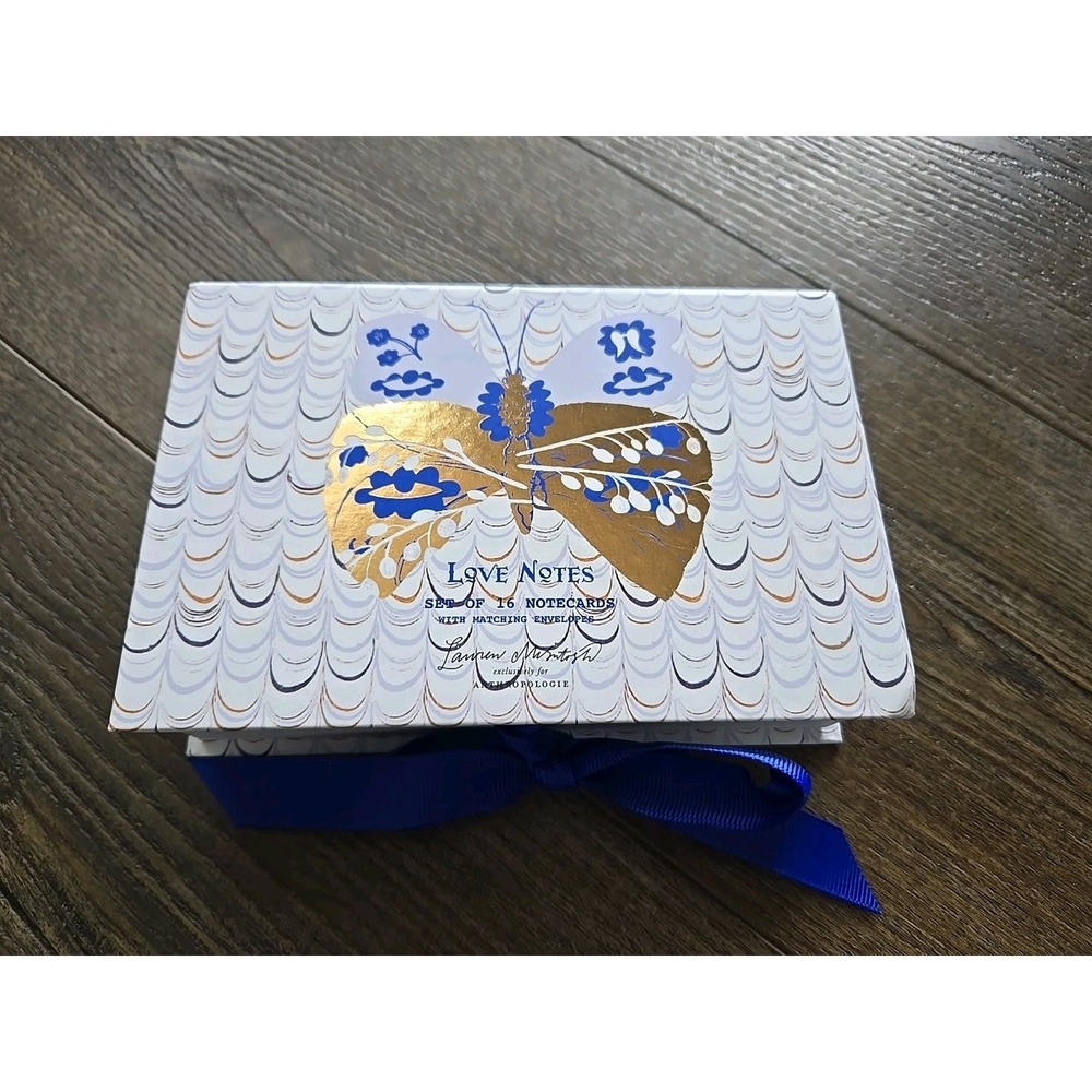 Anthropologie Stationary Love Notes With Envelopes Set Of 16